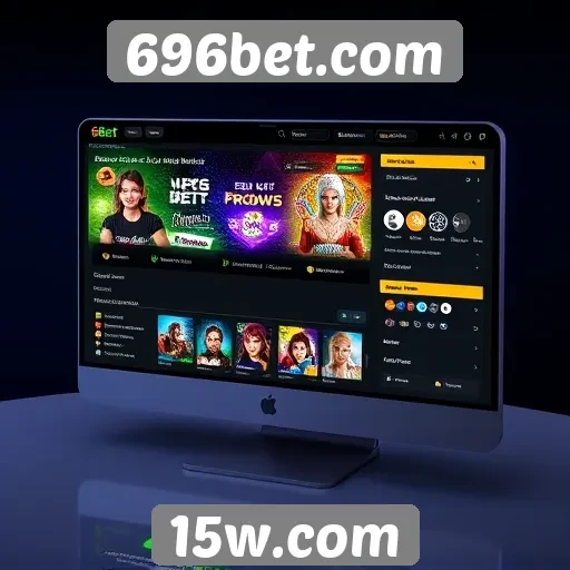 Análise da interface do usuário do site 696bet